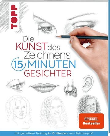 Die Kunst des Zeichnens 15 Minuten - Gesichter 9783772447709, Verzenden, Zo goed als nieuw, Frechverlag
