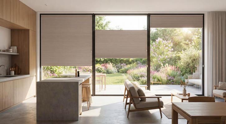 Plisse gordijnen top down buttum up - meer dan 250 maten, Huis en Inrichting, Stoffering | Gordijnen en Lamellen, Wit, Crème, Beige