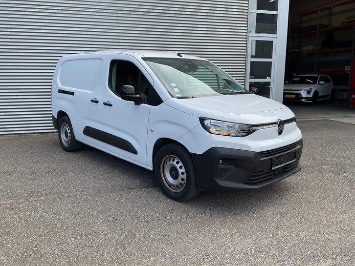 Citroën ë-Berlingo 50 kWh 345 km WLTP L2 Carplay/ Snellader/, Auto's, Bestelauto's, Onderhoudsboekje, Lease, Automaat, Wit, A