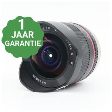 Samyang 8mm f/2.8 UMC Fisheye II Fujifilm X, Verzenden, Gebruikt