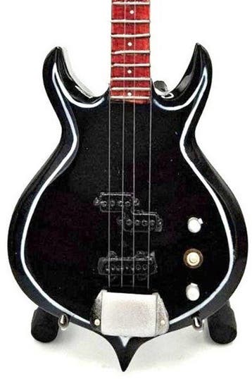 Miniatuur replica Cort Punisher basgitaar Gene Simmons KISS, Ophalen of Verzenden, Nieuw, Pop, Beeldje of Miniatuur