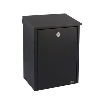 Allux 200 wandbrievenbus staal - zwart, Verzenden, Nieuw