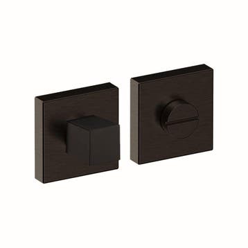 Shuffle toilet-/badkamersluiting vierkant- zwart, Doe-het-zelf en Verbouw, Hang- en Sluitwerk, Verzenden, Nieuw