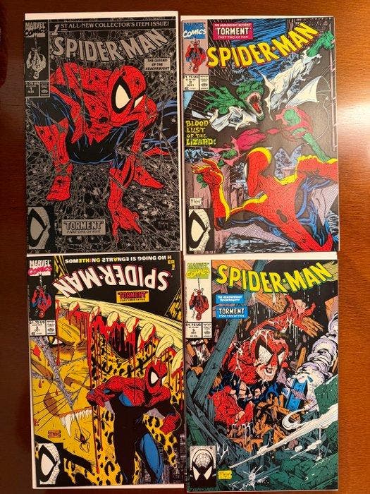 Spider-Man (Vol. 1) #1 Silver Edition/3, 5, 10, 14, 16, 19 -, Boeken, Strips | Comics