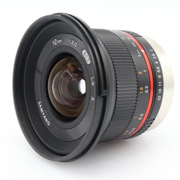 Samyang 12mm F/2 NCS CS Fuji X, Audio, Tv en Foto, Fotografie | Lenzen en Objectieven, Verzenden, Gebruikt