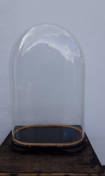 Stolp - Glas, Hout - 1920-1930 - 55cm