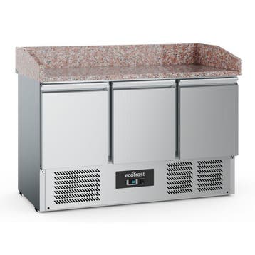 Ecofrost Pizzawerkbank | 400L | 3 Deuren | Geventileerd | 14, Ophalen of Verzenden, Nieuw