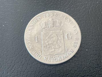 Nederland. Willem III. 1 Gulden 1859 (Zonder minimumprijs)