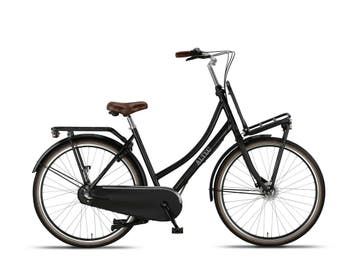 Altec Retro Transportfiets 28 inch - Mat Zwart, Fietsen en Brommers, Fietsen | Dames | Damesfietsen, Verzenden, Nieuw, Overige merken