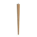 Tapse beuken tafelpoot 750x65mm retro conisch, Huis en Inrichting, Tafelonderdelen, Ophalen of Verzenden, Nieuw, Overige houtsoorten