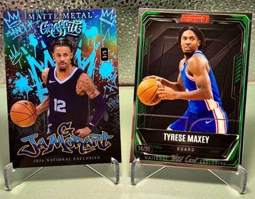 2026 Wild Card Ja Morant , Tyrese Maxey - 2 Card - Excellent, Nieuw