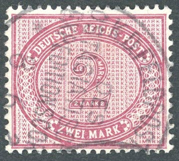 Duits postkantoor in China 1900 - echte PETSCHILI-AUSGABE, Postzegels en Munten, Gestempeld