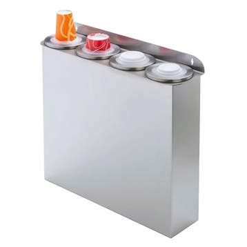 GGM Gastro | Dubbele bekerdispenser & dubbele | BSKSVVL624, Verzenden