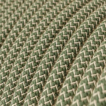 Strijkijzersnoer Zebra Groen - Beige, Ophalen of Verzenden, Nieuw