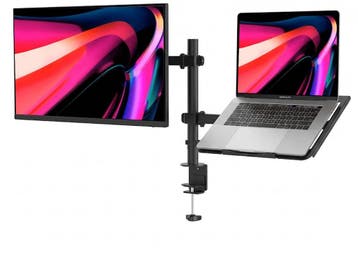 Stane Monitor Arm met Laptophouder – Monitorarm 1 Scherm en, Computers en Software, Monitoren, Ophalen of Verzenden, Zo goed als nieuw