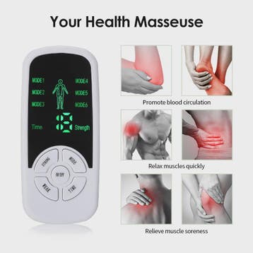 Digitale EMS Spierstimulator: Massageapparaat voor Rug, Nek, Verzenden, Nieuw