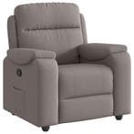 Verstelbare Fauteuil Taupe - Retourdeal 35% Korting, Huis en Inrichting, Fauteuils, 75 tot 100 cm, Ophalen of Verzenden, Zo goed als nieuw