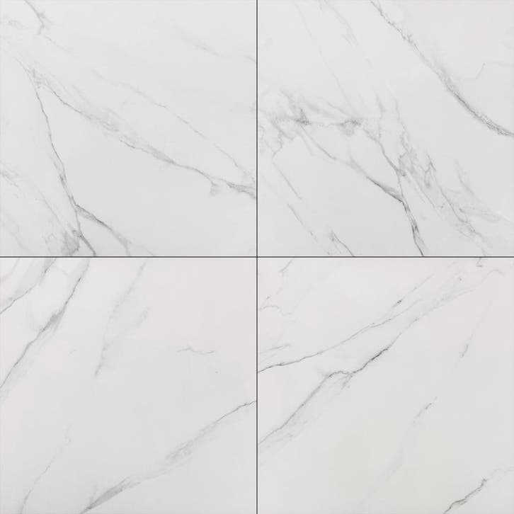Vloertegel wandtegel lumiere marmer wit mat 100x100, Doe-het-zelf en Verbouw, Tegels, Vloertegels, Nieuw, 10 m² of meer, Keramiek