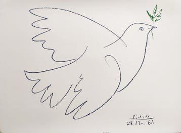 Pablo Picasso (1881-1973) (after) - Colombe Bleue, 1961 -