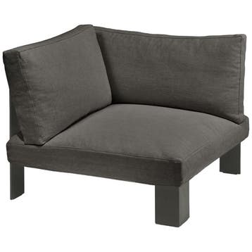 Serax Hoekzit Indoor Charcoal - Hoekbank - Nieuw in, Huis en Inrichting, Klassiek, Hoekbank, Nieuw, 75 tot 100 cm