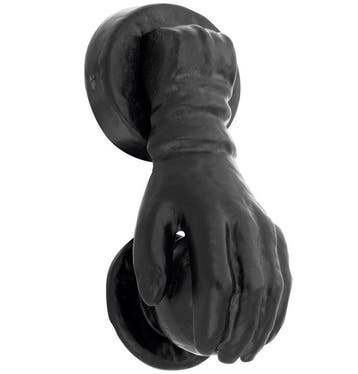 Deurklopper Hand ijzer zwart, Verzenden, Nieuw