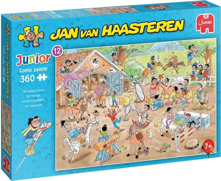 Jan van Haasteren Junior - De Manege (360 stukjes) | Jumbo -, Hobby en Vrije tijd, Denksport en Puzzels, Nieuw, Verzenden