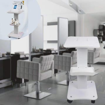 3-Laags Salon Trolley met Grote Capaciteit en 40KG Draagverm