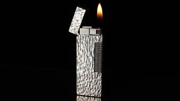 Dunill - Bark Pattern Rollagas Lighter - Zonder minimumprijs, Nieuw