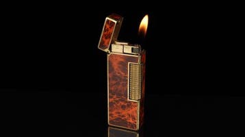 Dunhill - Lacquer Pattern Rollagas Lighter - Aansteker -, Verzamelen, Nieuw
