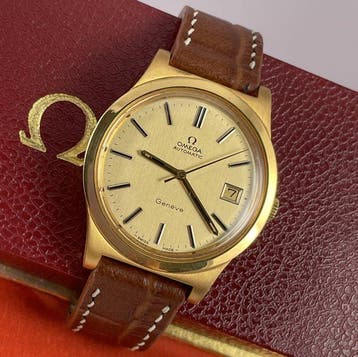 Omega - Ref.166.0168 - Geneve - Cal.1012 - Gold Dial -, Nieuw