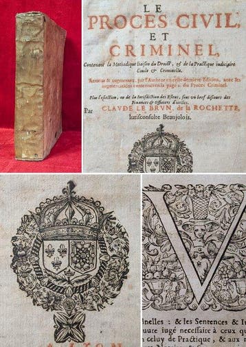 Claude Le Brun de la Rochette - Le Proces Civil et Criminel