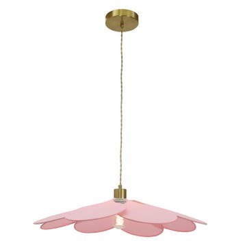 Japandi hanglamp messing, Nena, Ophalen of Verzenden, Nieuw, Japandi