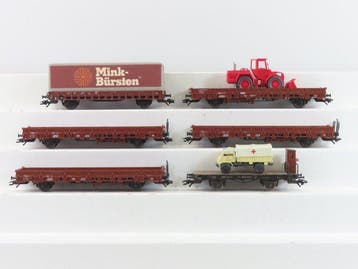 Märklin H0 - o.a. 48112/46972 - Modeltrein goederenwagon (6), Hobby en Vrije tijd, Modeltreinen | H0, Nieuw