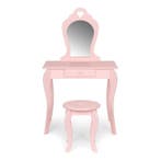 Ecotoys houten kinder kaptafel met spiegel en krukje, Ophalen of Verzenden, Nieuw
