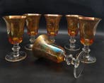 Drinkservies voor 6 (6) - Muranoglas, 24 kt goud