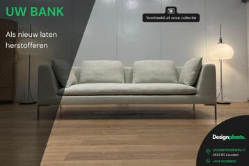 BB Italia Bank Herstofferen, Huis en Inrichting, Banken | Bankstellen, Ophalen, Nieuw, Stof, Design on Stock Minotti B&B Italia Gelderland Leolux