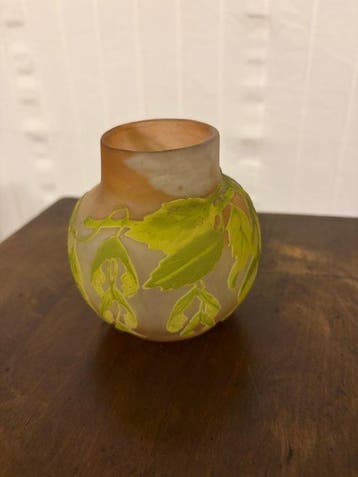 Emile Gallé - Emile Gallé - Vaas - Glas-in-lood