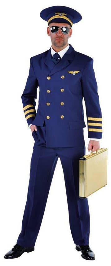 Pilotenkostuum man elite, Ophalen of Verzenden, Nieuw