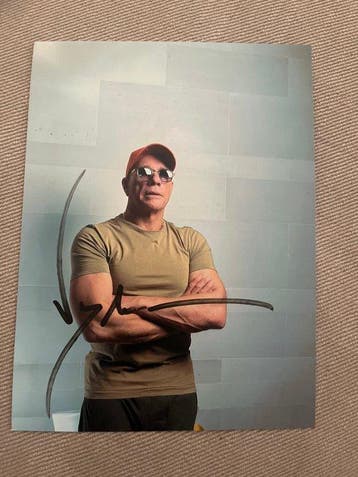 Jean Claude Van Damme - Signed in person (2024) - Jcvd photo, Nieuw