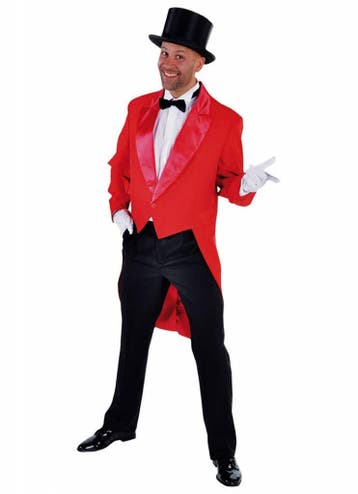 Slipjas rood heren Cabaret half gevoerd, Kleding | Heren, Carnavalskleding en Feestkleding, Ophalen of Verzenden, Nieuw