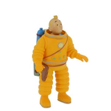 Kuifje PVC Beeldje Astronaut 8 cm, Ophalen of Verzenden, Nieuw