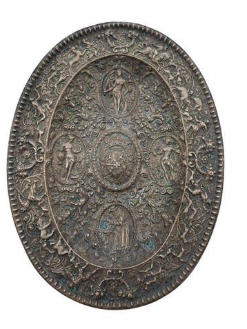 Wandbord - Brons - Bronzen muurplaat