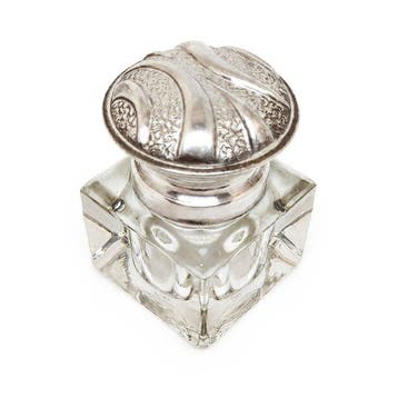 Inktpot - Zilver, Glas, Antiek en Kunst
