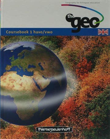 The Geo / 1 Havo/Vwo / Deel Coursebook - ten Brinke, Boeken, Verzenden, Gelezen