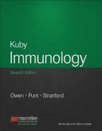 Kuby Immunology - Judy Owen 9781464137846, Verzenden, Gelezen, Judy Owen
