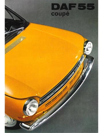1970 DAF 55 COUPE BROCHURE ENGELS, Nieuw, Author