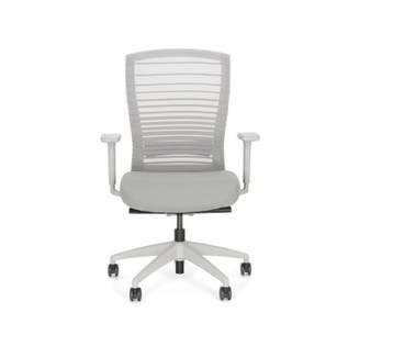 Ergonomische bureaustoel Airgo van Cas - grijs, Ophalen of Verzenden, Nieuw