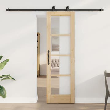 vidaXL Schuifdeur ORKDAL Naturel 61 x 198,5 cm, Verzenden, Nieuw