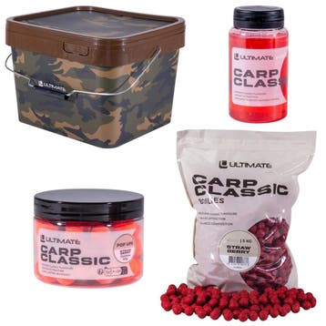 Ultimate Bucket Deal Carp Classic Strawberry (Incl. 5kg, Verzenden, Nieuw