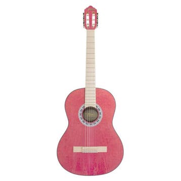 Valencia VC354PK Klassieke Gitaar 4/4 Roze Satin, Ophalen of Verzenden, Nieuw